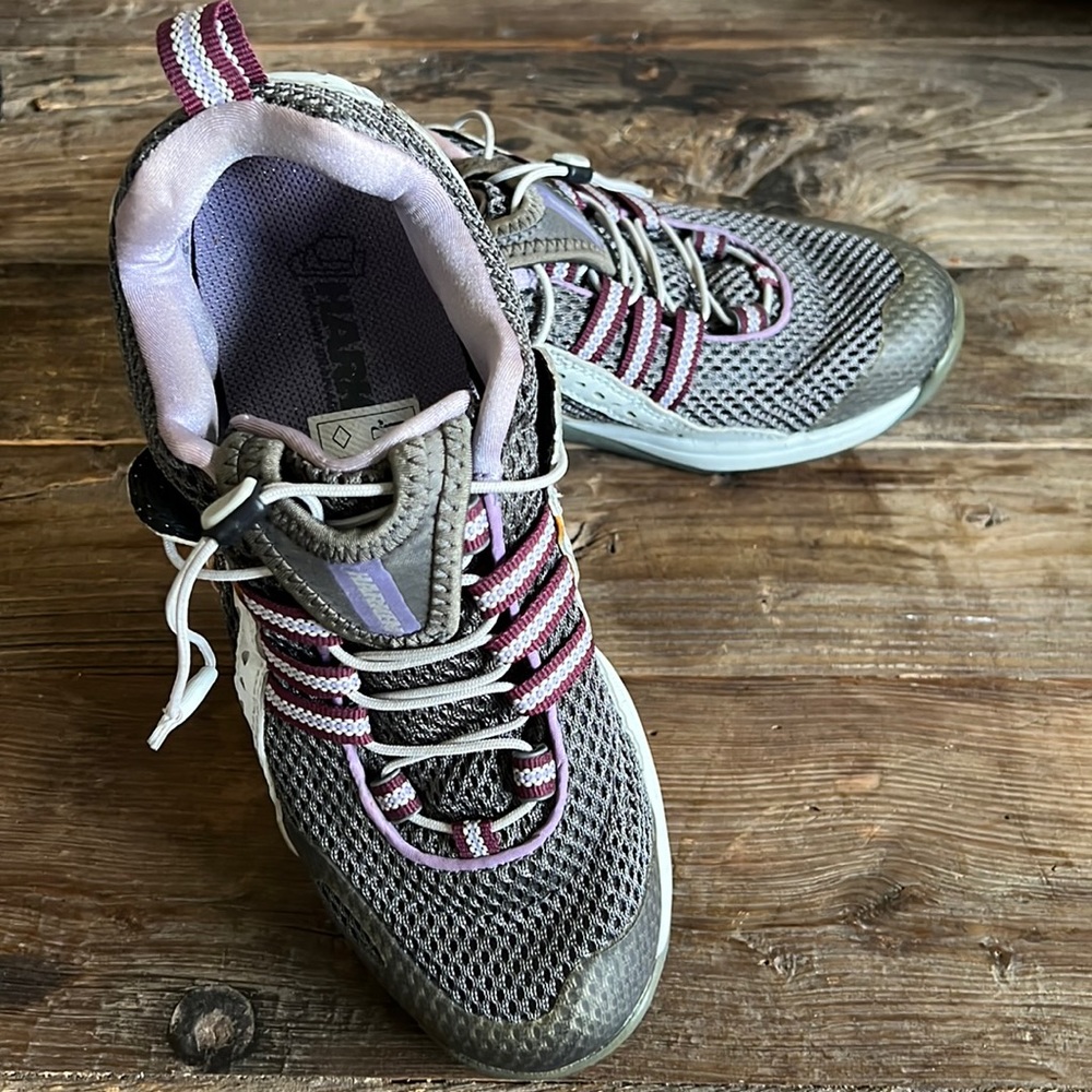 Harken Hydro-flux sailing/boat/water shoe in grey and plum